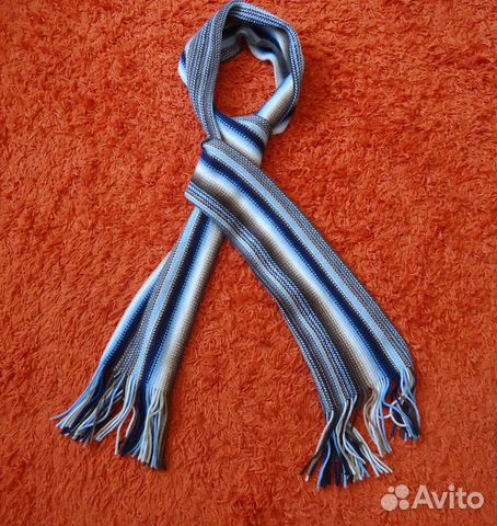 Мужской шарф McNeal (Italy) 50 шерсть, отл. сост Мужской шарф McNeal (Italy) 50 шерсть, отл. сост