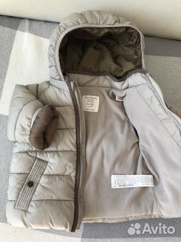 Куртка стеганая тёплая Zara, р-р 80 Куртка стеганая тёплая Zara, р-р 80