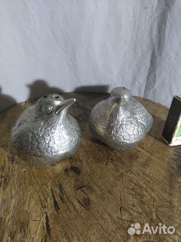 Набор для специй солонка Птицы dacapo silver Европ