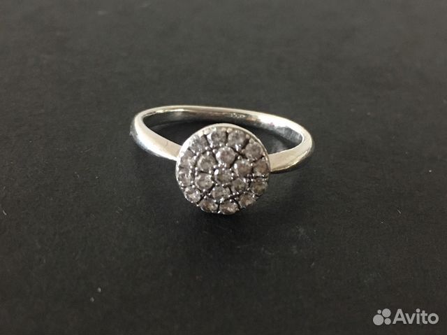 Серебряное кольцо с фианитами