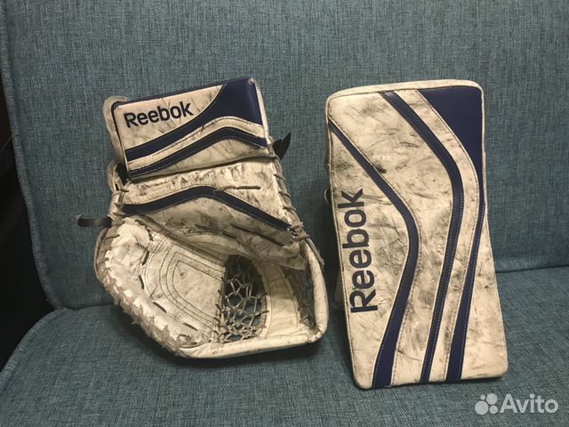 Вратарские блин+ловушка Reebok, XLT28int