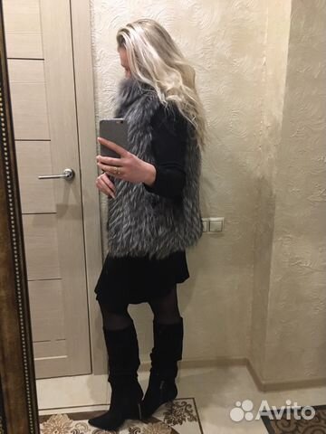 Жилет Чернобурка