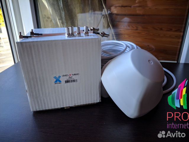 Облучатель антенны mimo 2x2 LTE 1800/2600 + 3G (F)