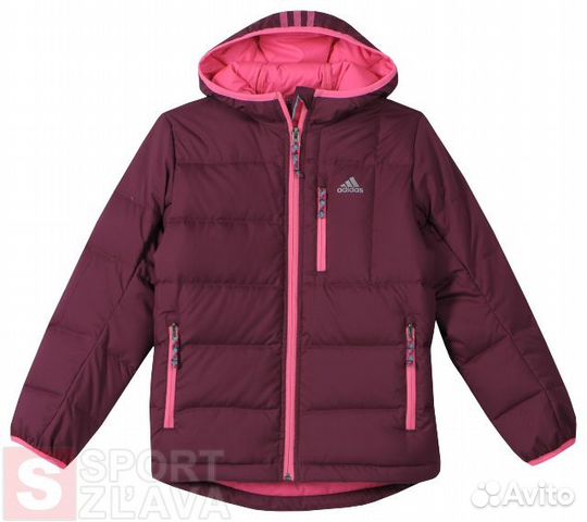 Пуховик детский унисекс adidas. Все размеры