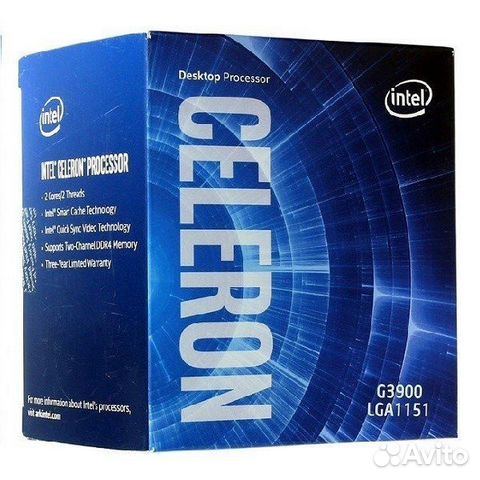 Процессор Intel Celeron G3900 2.8GHz LGA 1151