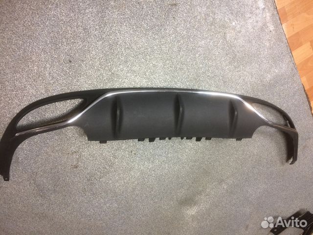 Юбка накладка заднего бампера Мерседес гле 166 Юбка накладка заднего бампера Мерседес гле 166