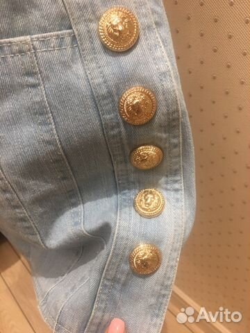 Юбка джинсовая Balmain оригинал, 40fr