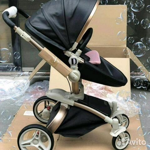 Коляска 2в1 эко-кожа новая
