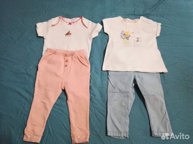 Брюки (H&M, Zara), футболка, боди Mothercare р.86 Брюки (H&M, Zara), футболка, боди Mothercare р.86
