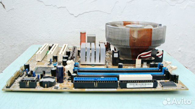 Комплект asus P4P800-VM+Pentium 4 3GHz+DDR 3x1GB