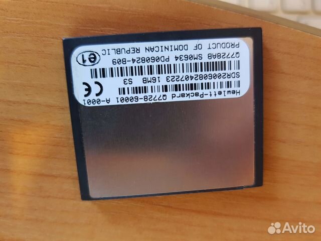 Оперативная память HP 16MB s3 Q7728AB Оперативная память HP 16MB s3 Q7728AB
