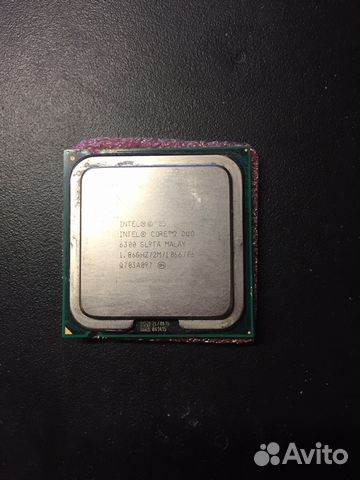 Процессор intel core 2 duo 6300