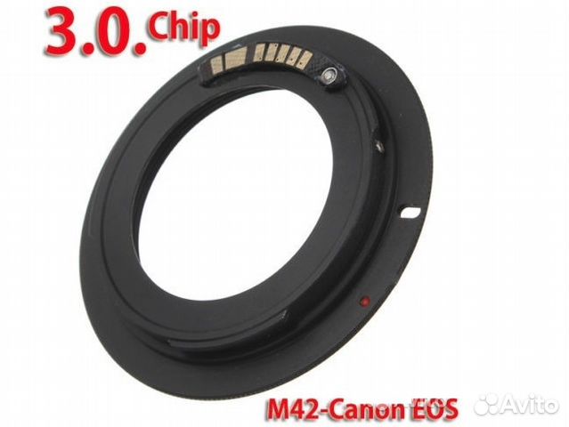 Переходник M42 на Canon- EOS с чипом