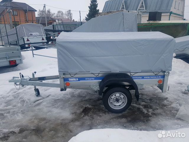 Прицеп Tavials Premium 2.02x1.23 тент 950мм домик
