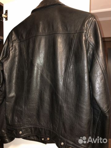 Кожаная куртка Levi’s trucker jacket