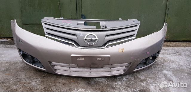 Бампер nissan note E11 NE11