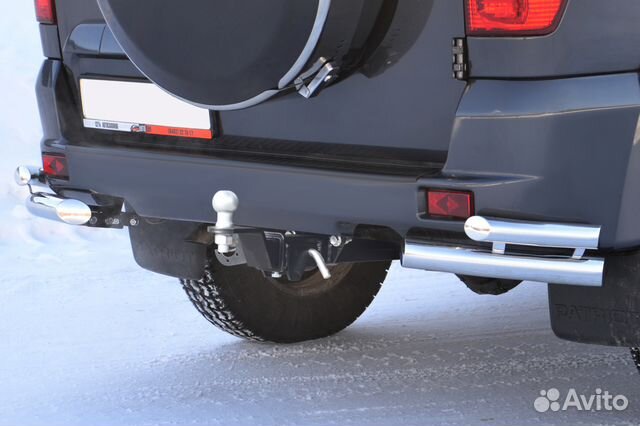 Фаркоп для УАЗ Патриот, съемный квадрат