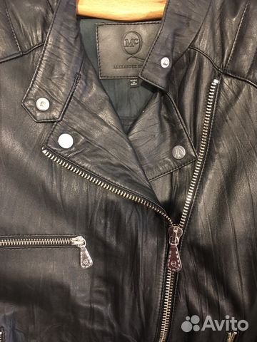 Куртка кожаная Alexander McQueen (Оригинал 100)