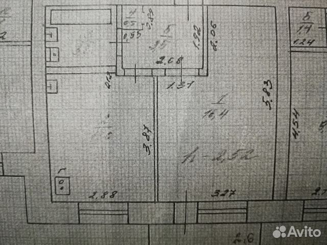 1-к квартира, 37.4 м², 2/5 эт.