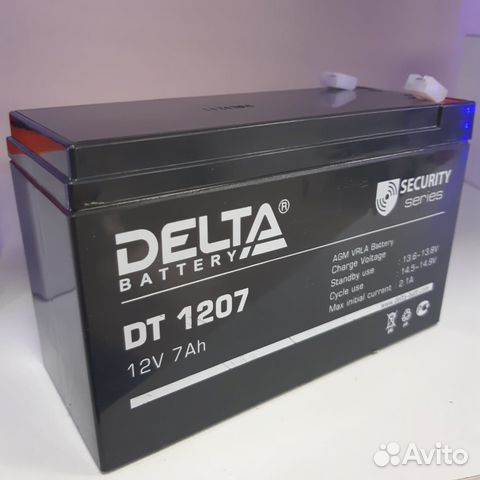 Аккумулятор Delta DT 1207