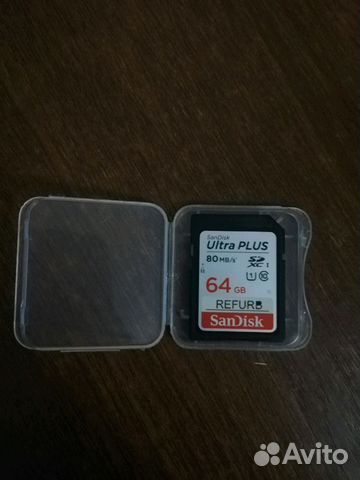 Карта памяти SanDisk sdxc 64GB 80MB/s