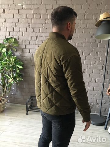 Стеганый бомбер H&M р.S