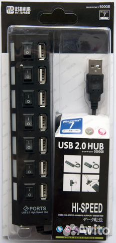 USB концентратор на 7 портов USB концентратор на 7 портов