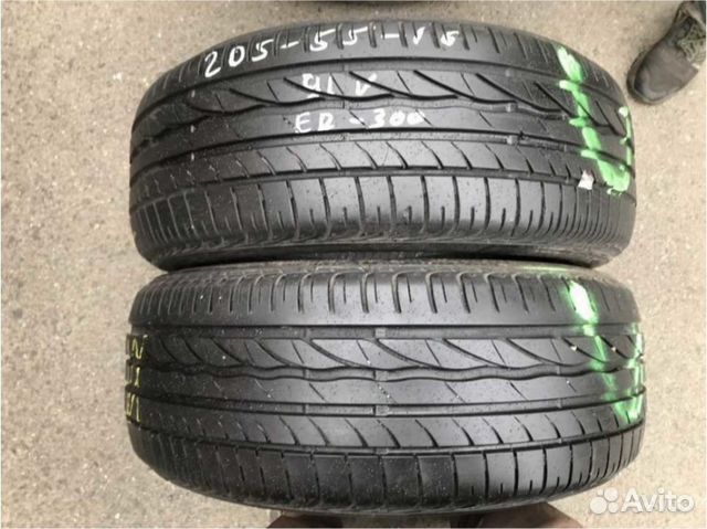 Летние шины R16 205/55 Bridgestone Turanza ER 300