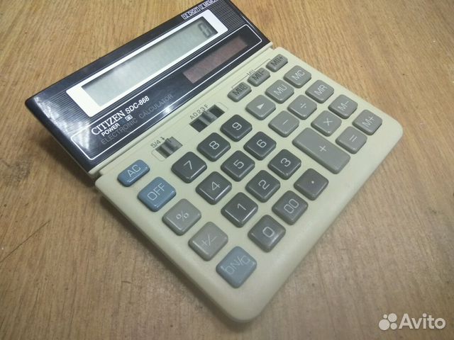 Калькулятор Citizen SDC-868