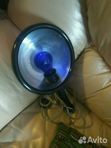 Рефлектор Минина - синяя лампа