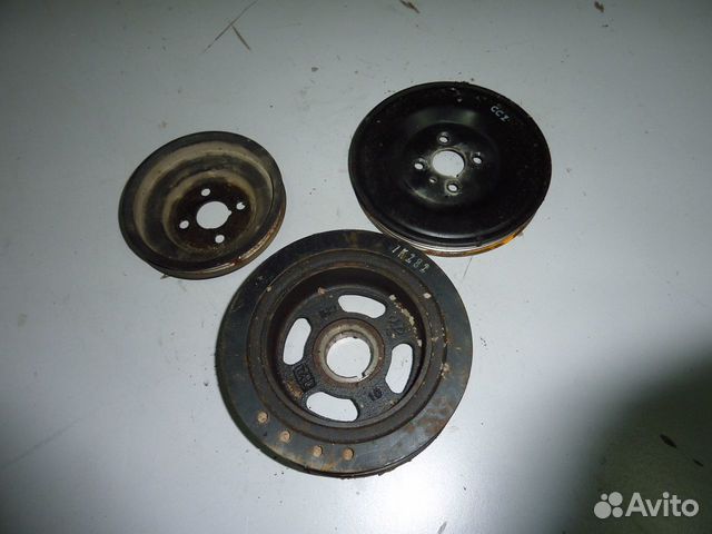 Hyundai sonata ef шкив коленвала помпы