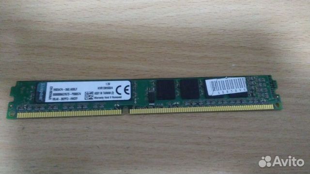 4GB Kingston DDR3 Низкопрофильная