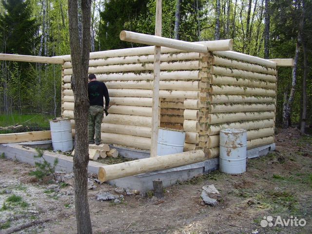 Сруб 4х5+2м терраса крыша мансардная двухскатная Сруб 4х5+2м терраса крыша мансардная двухскатная