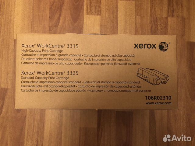 Картридж Xerox 106R02310 black для WC 3315/3325 Картридж Xerox 106R02310 black для WC 3315/3325