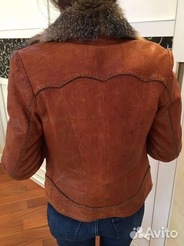 Кожаная куртка 42/44