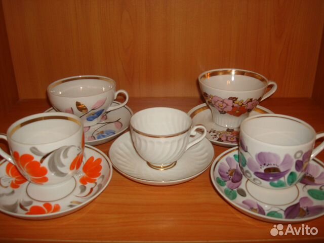 Чашки, стаканы, рюмки. Экология из СССР