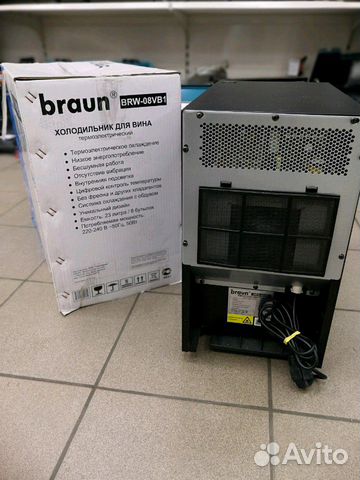 Винный шкаф холодильник braun BRW-08VB1