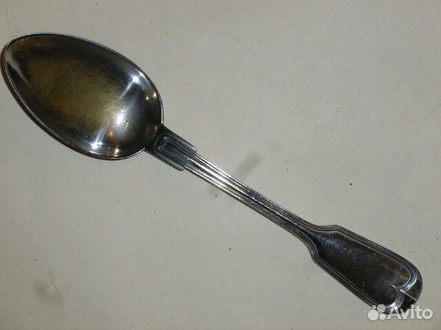 Старинная большая ложка XIX век Старинная большая ложка XIX век