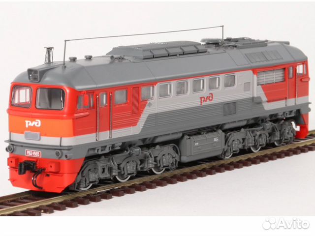 Железная дорога тепловоз М62(но) 1:87