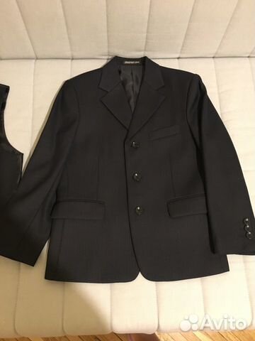 Брючный костюм для мальчика цвет черный