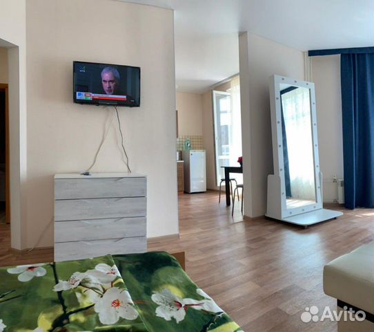 

1-к. квартира, 40 м², 2 кровати