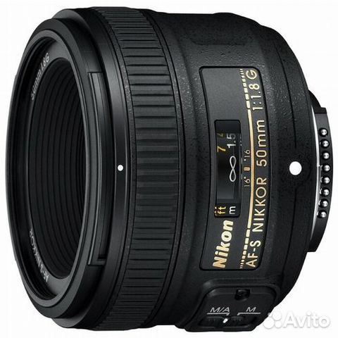 Объектив 50mm f/1.8 для Nikon, автофокус