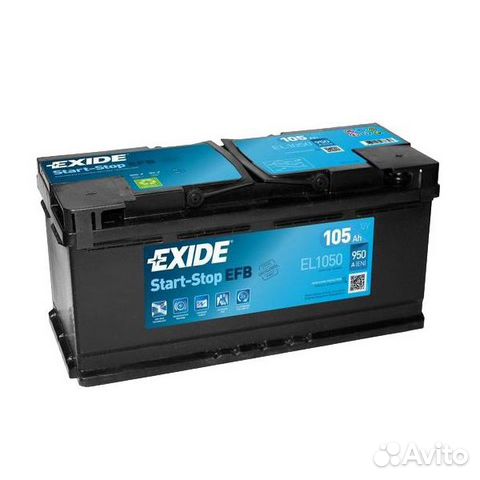 Аккумулятор Exide EFB Start-Stop EL1050 105 Ач