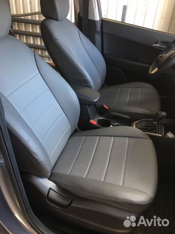 Авточехлы на Hyundai Creta из эко кожи