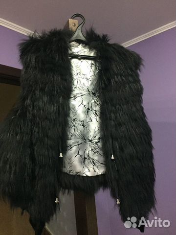 Жилет из чернобурки