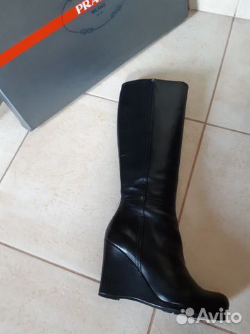 Сапоги prada осенние