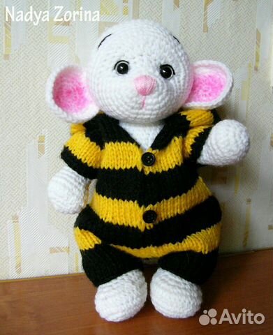 Вязаная мышка