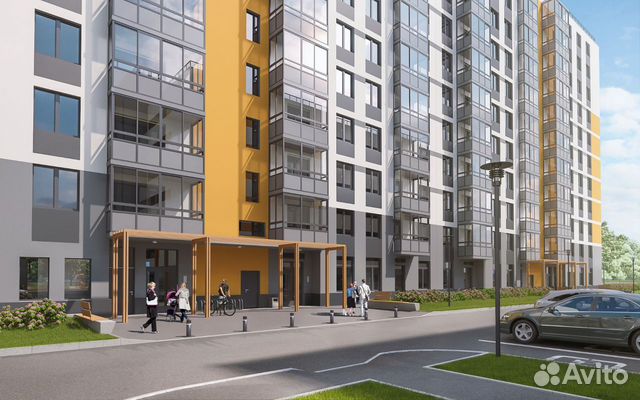 2-к квартира, 65.6 м², 2/11 эт.