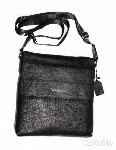 Мужская кожаная сумка Montblanc black планшет new Мужская кожаная сумка Montblanc black планшет new
