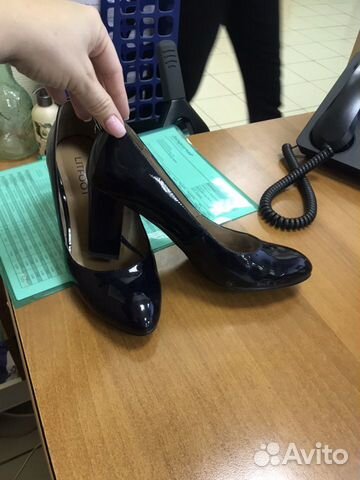 Туфельки синие